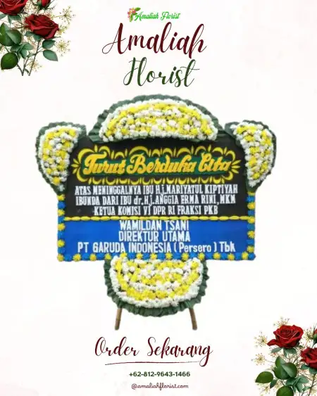 Papan Bunga Duka Menur Pumpungan